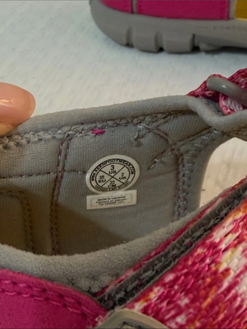 Keen Kids Pink and Yellow Sport Sandals